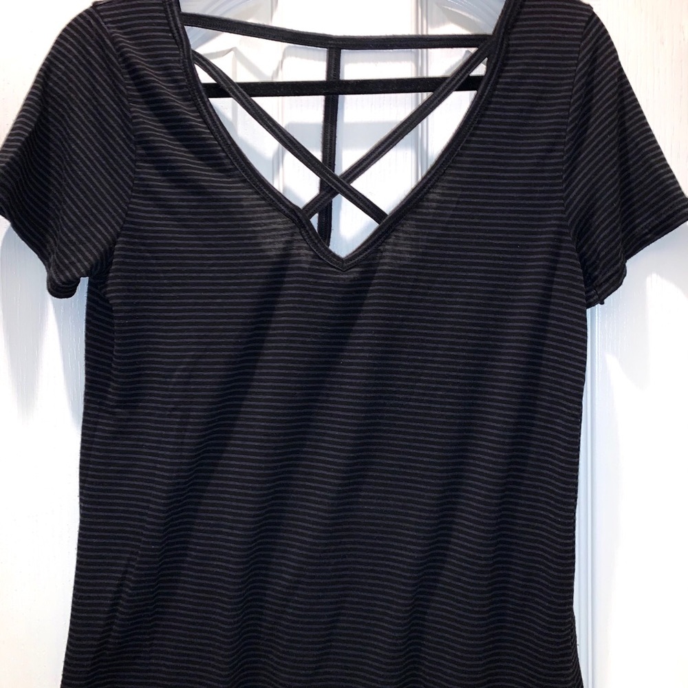 Poof Apparel Strappy T-shirt
